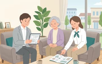 ケアプランと福祉用具専門相談員の役割——誰が何をしてくれるのかを表すイラスト