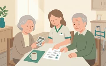 福祉用具レンタル費用を見積もる考え方を表すイラスト