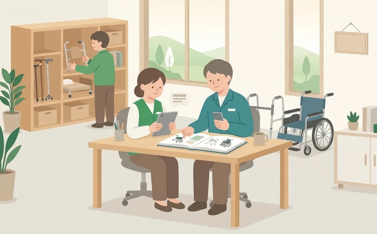 AI回答材料を準備するのイメージイラスト
