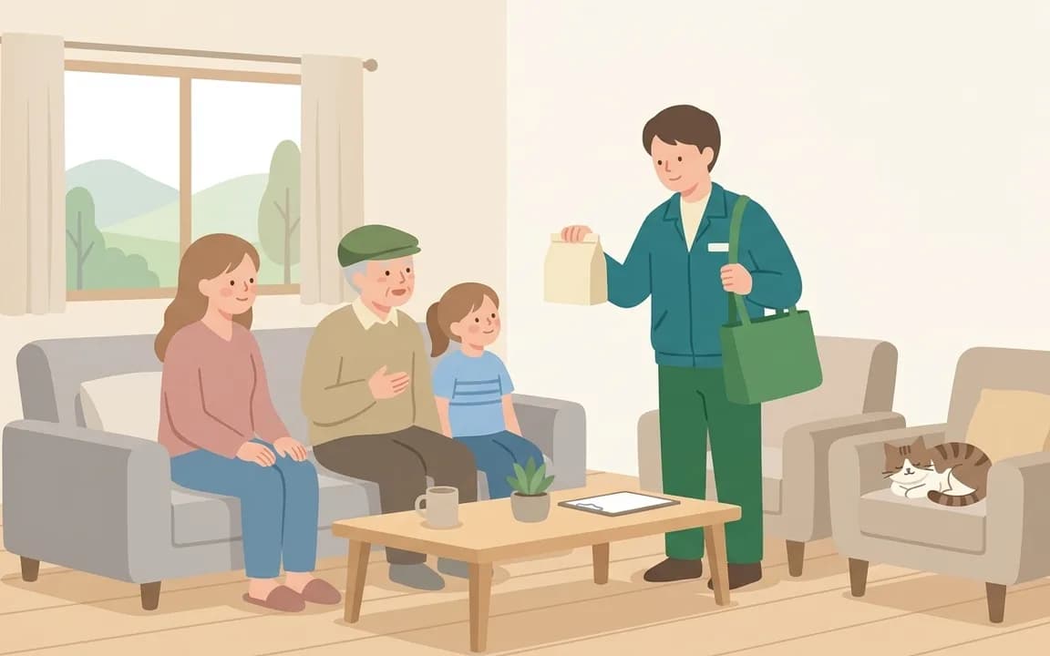 保険外用品の取扱いのイメージイラスト
